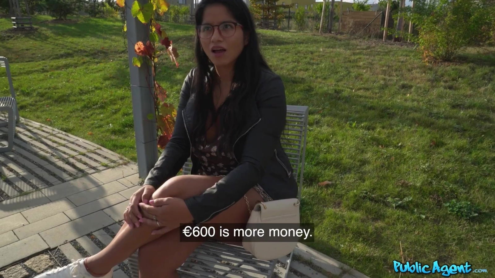 Cute Plump Busty Latina Hottie Takes Stranger's Cunt Money