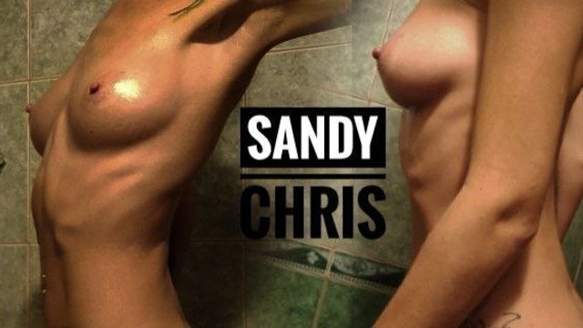 Naughty sexy girl love play with dildo shower