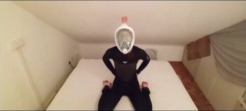 Breathless vibed until orgasm