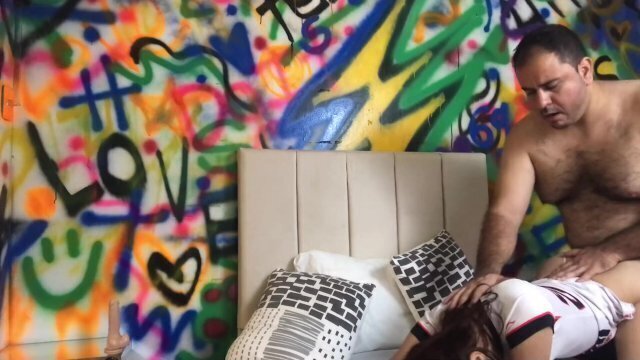 delicious stepdad fucks foursome doing homework