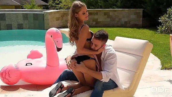 Bikini teen Tiffany Tatum gets sweet pink fucked hard pool