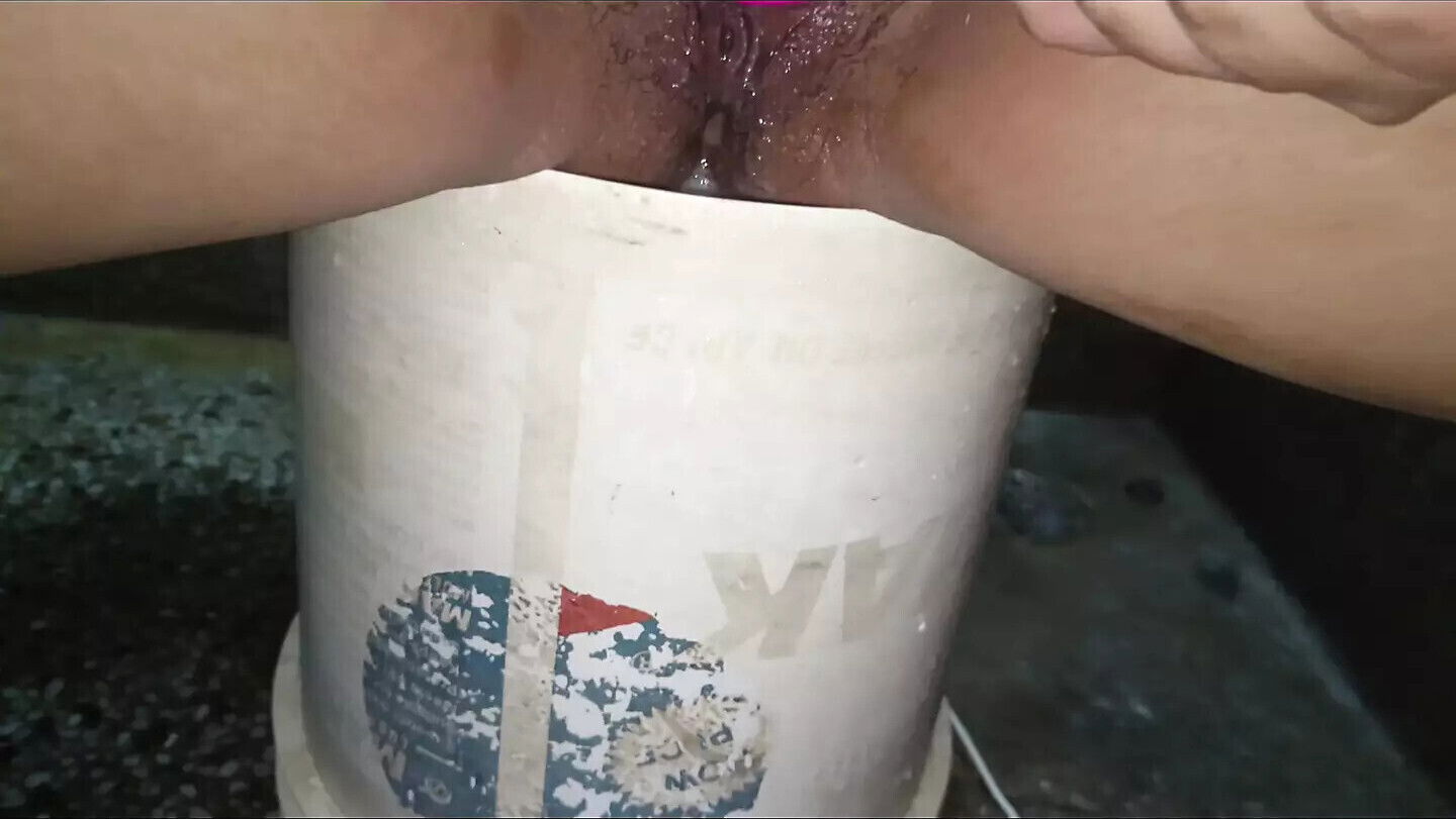 Stepsis caught using vibrator bathroom