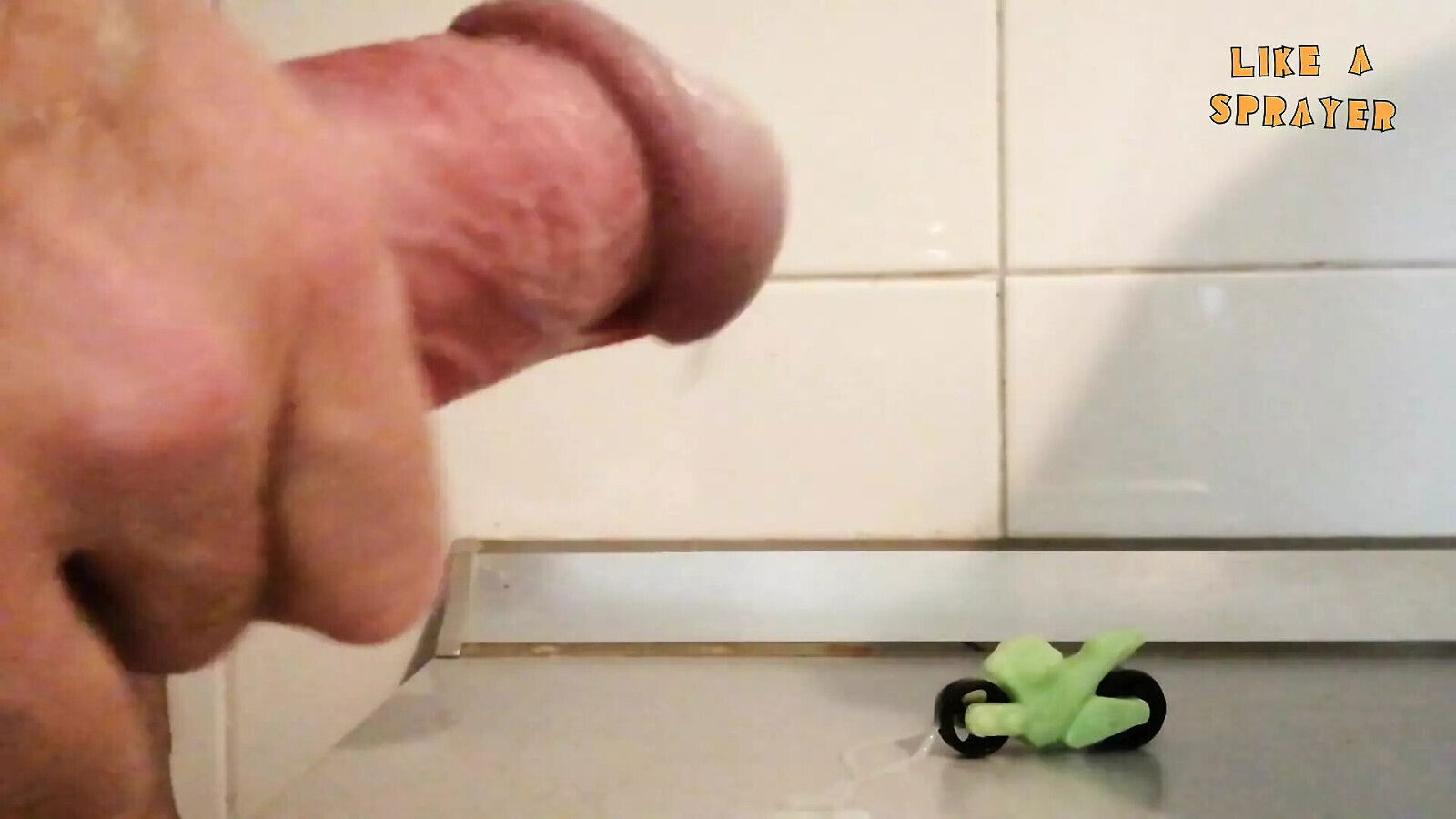 Handjob cumshot motorcycle