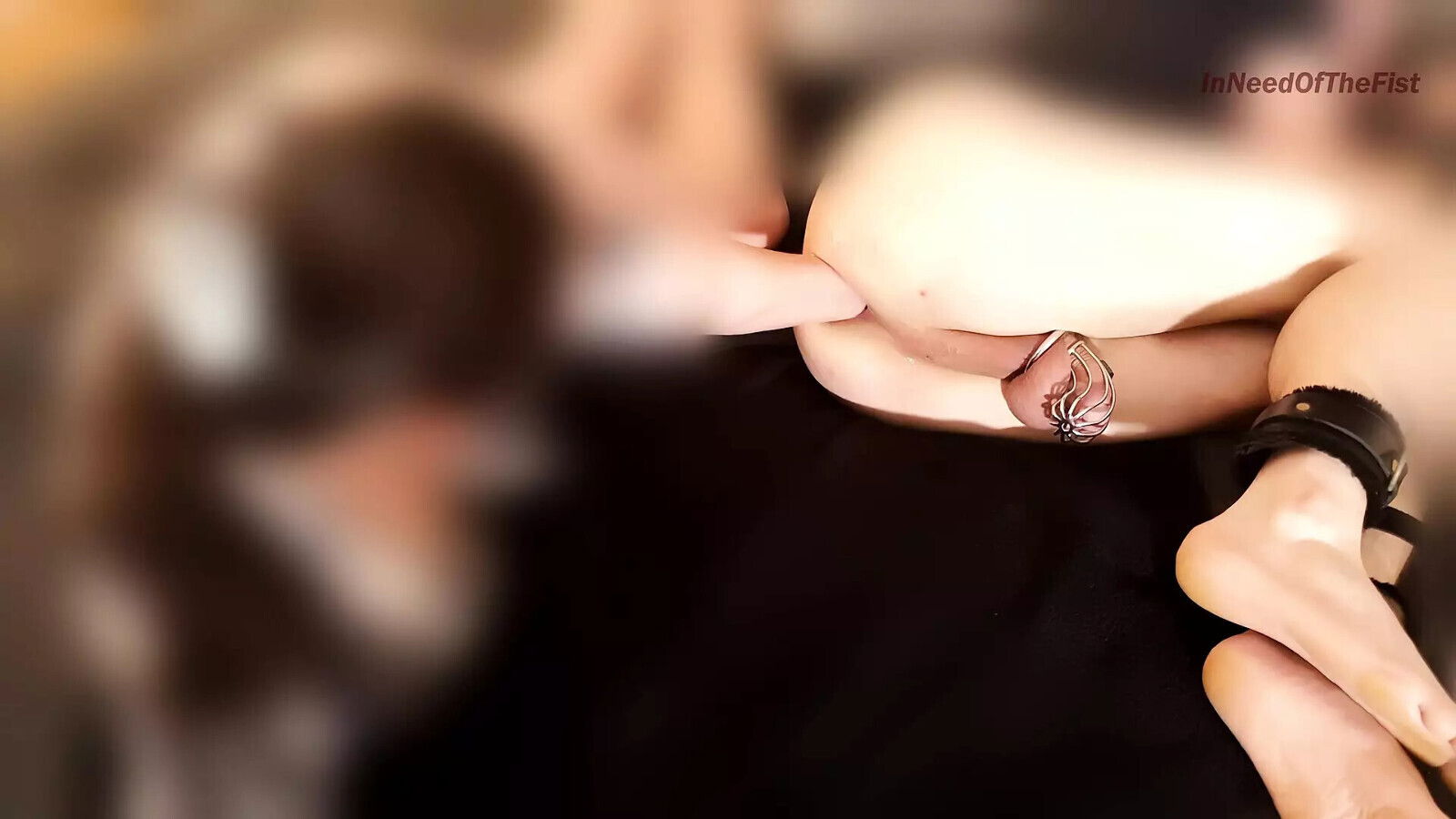 Lady Renea trains asshole take fist deep (Part