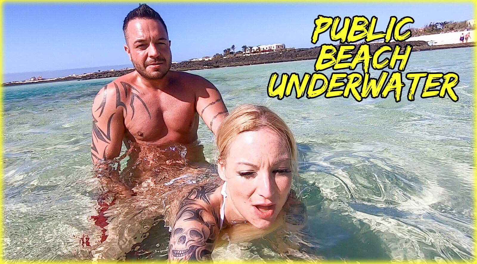 PUBLIC EXTREME BEACH UNDERWATER...GOT CAUGHT