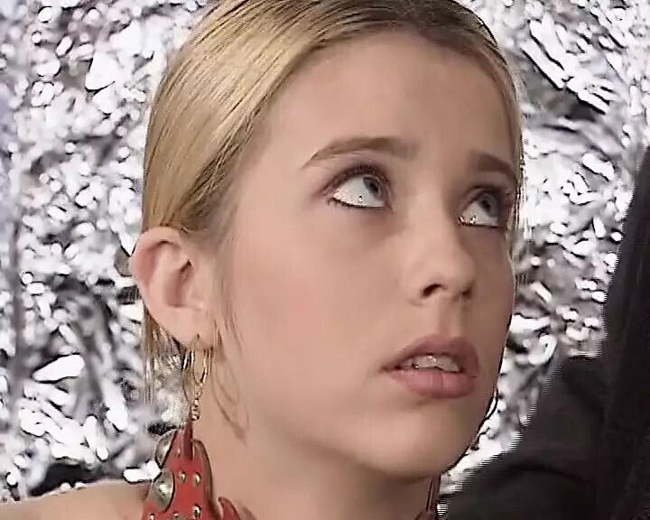 fabulous blonde teen from Germany enjoys getting sprayed with