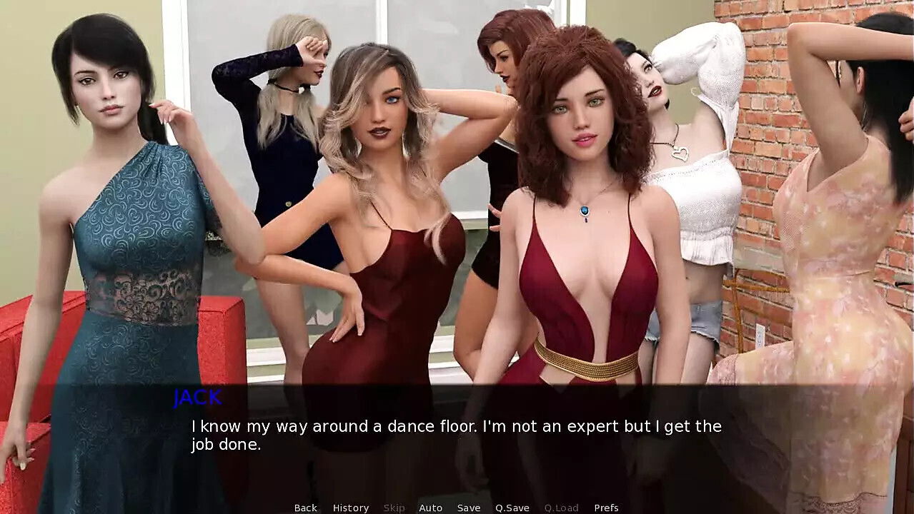 Pine falls: party with bunch girls,