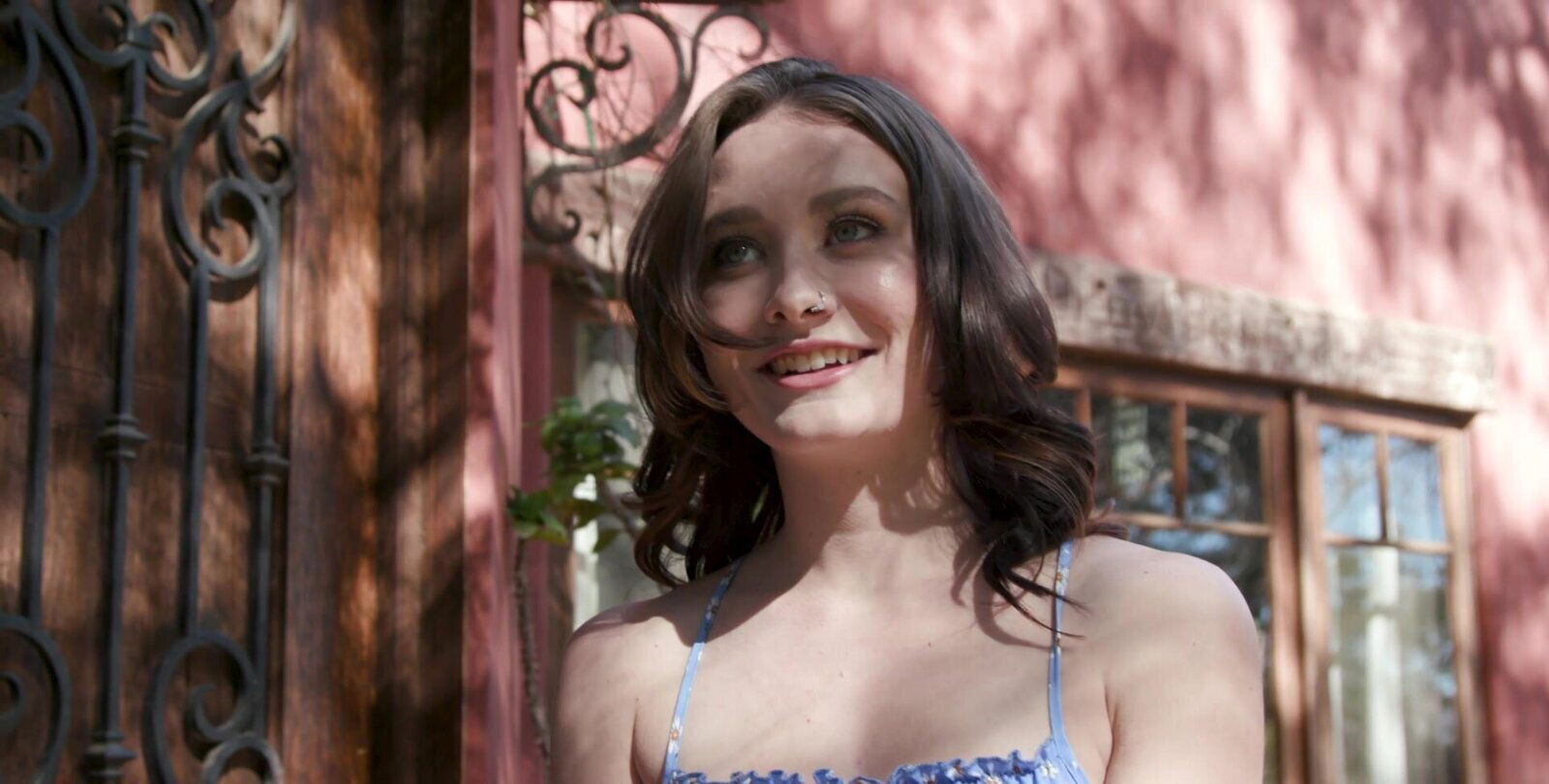 Small boobs brunette Veronica Church enjoys while getting fucked