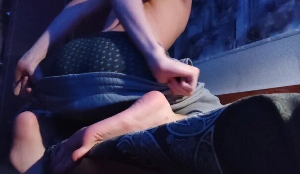 Skinny teen teasing body first time