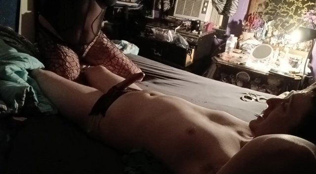 I love deep throating and choking on thus huge dick