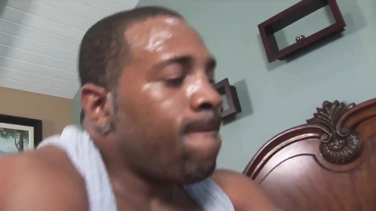 Interracial video with Victoria Secret with boobs fucking with black breaks pussy