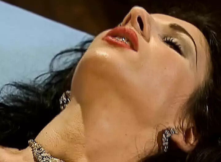 sexy German lady with dark hair gets holes fucked fisted