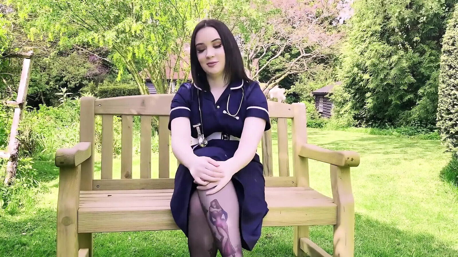 Cheat your nurse Lana tells wank