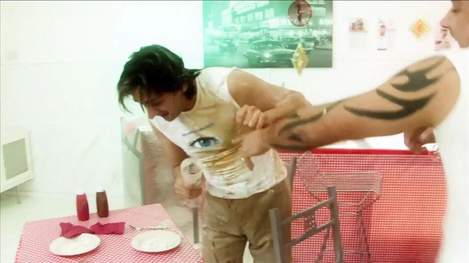 MILF Waitresses Diana Gold Mercedes Foodie Foursome