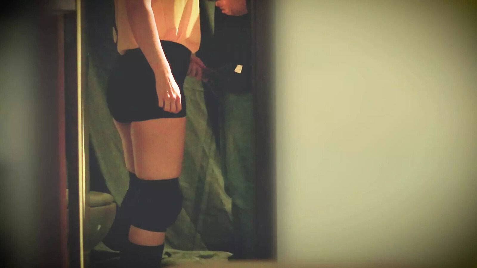 Basketball player gives coach blowjob bathroom.