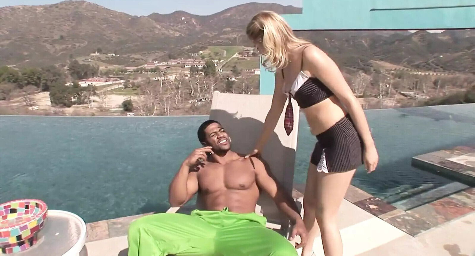 Sindee Jennings loves having outside next swimming pool