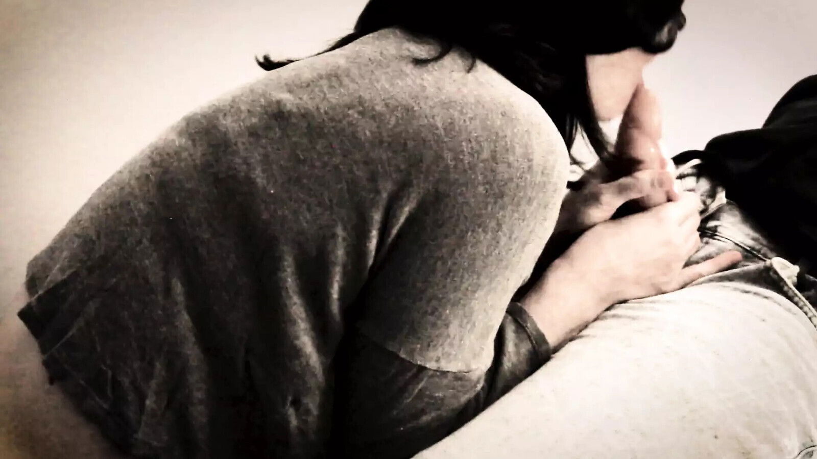 Shared wife private blowjob party.