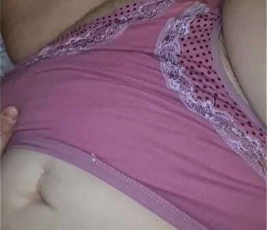 Homemade play with Hairy Wife'_s Pussy tits.