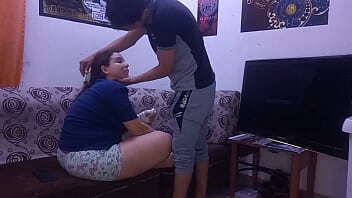 My stepsister'_s boyfriend enters my room and ends up giving me a good and delicious fuck... while my stepsister rests.