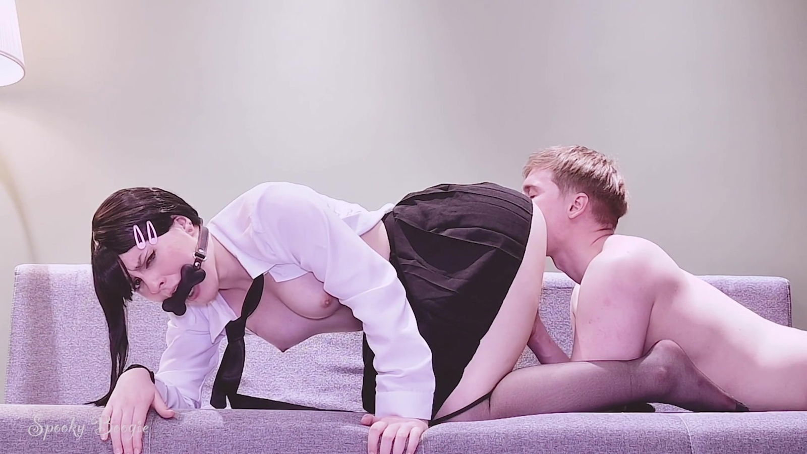 Kobeni Higashiyama Denji Sloppy Blowjob, Hard Pussy Fuck Deep Painful Anal!