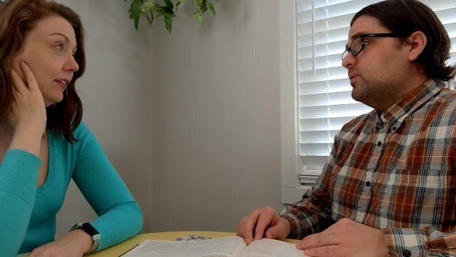 Nerdy Tutor Tricks Redhead Hottie Into Fucking