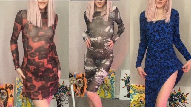 Haul tight dresses from Brunette