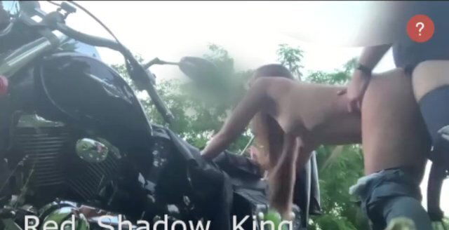 catch married girl on road... and fucked not far in forest on moto bike