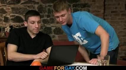 Homo doggy-fucks student cafe