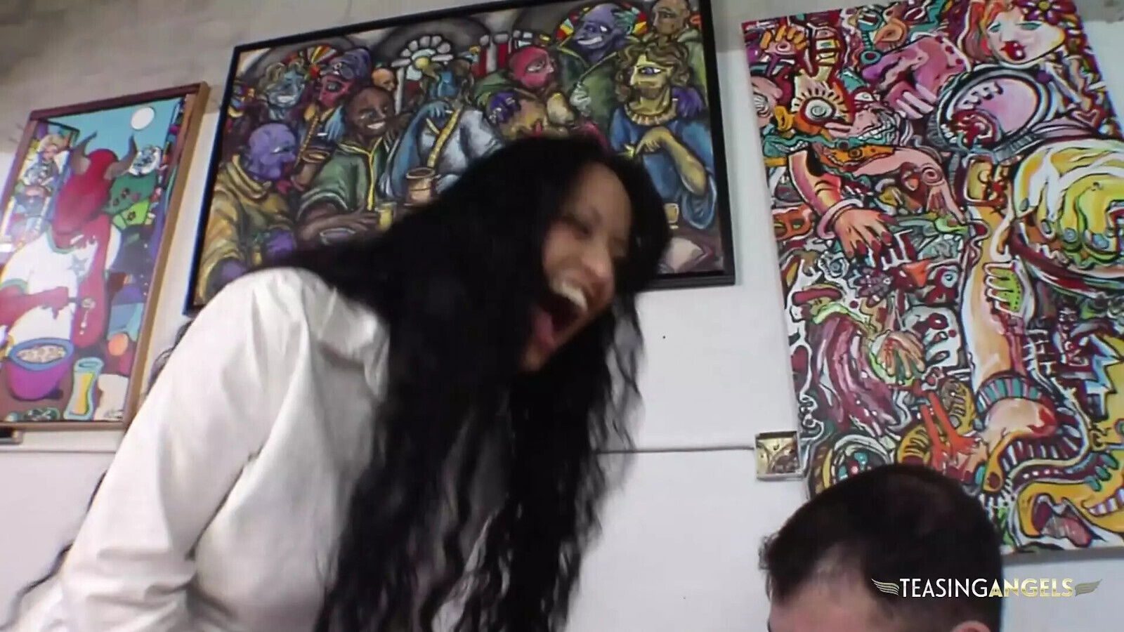 Busty brunette pornstar needs another hard film next scene