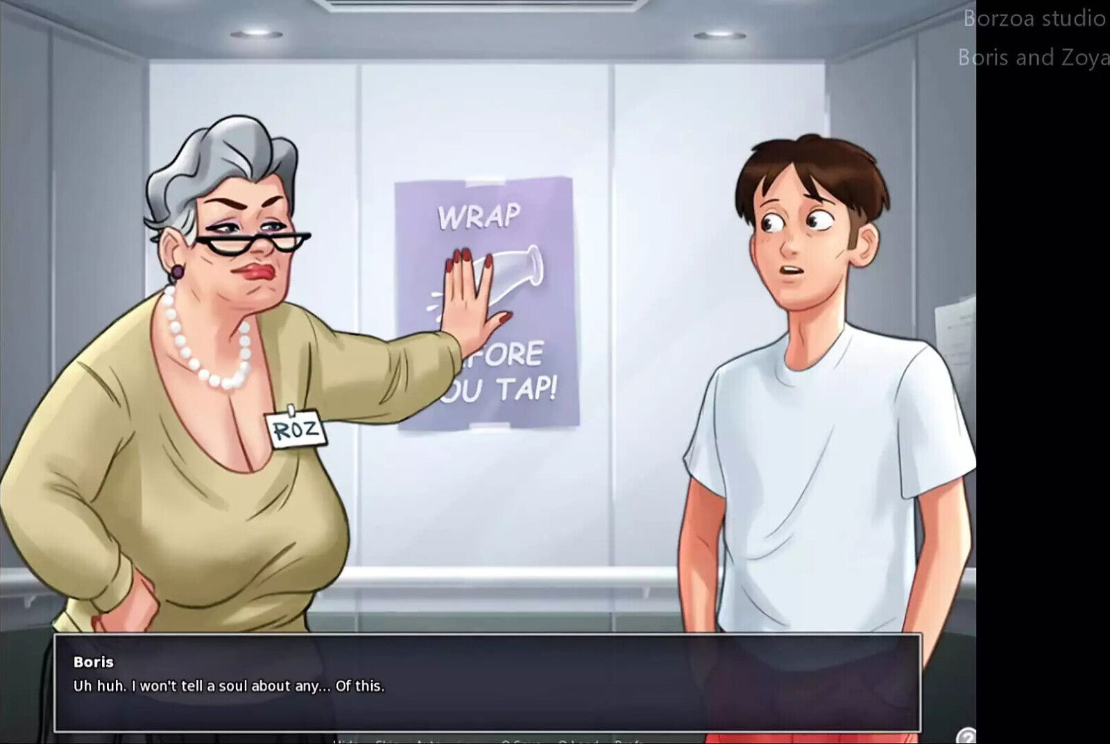 Roz: grandma long fresh young dick