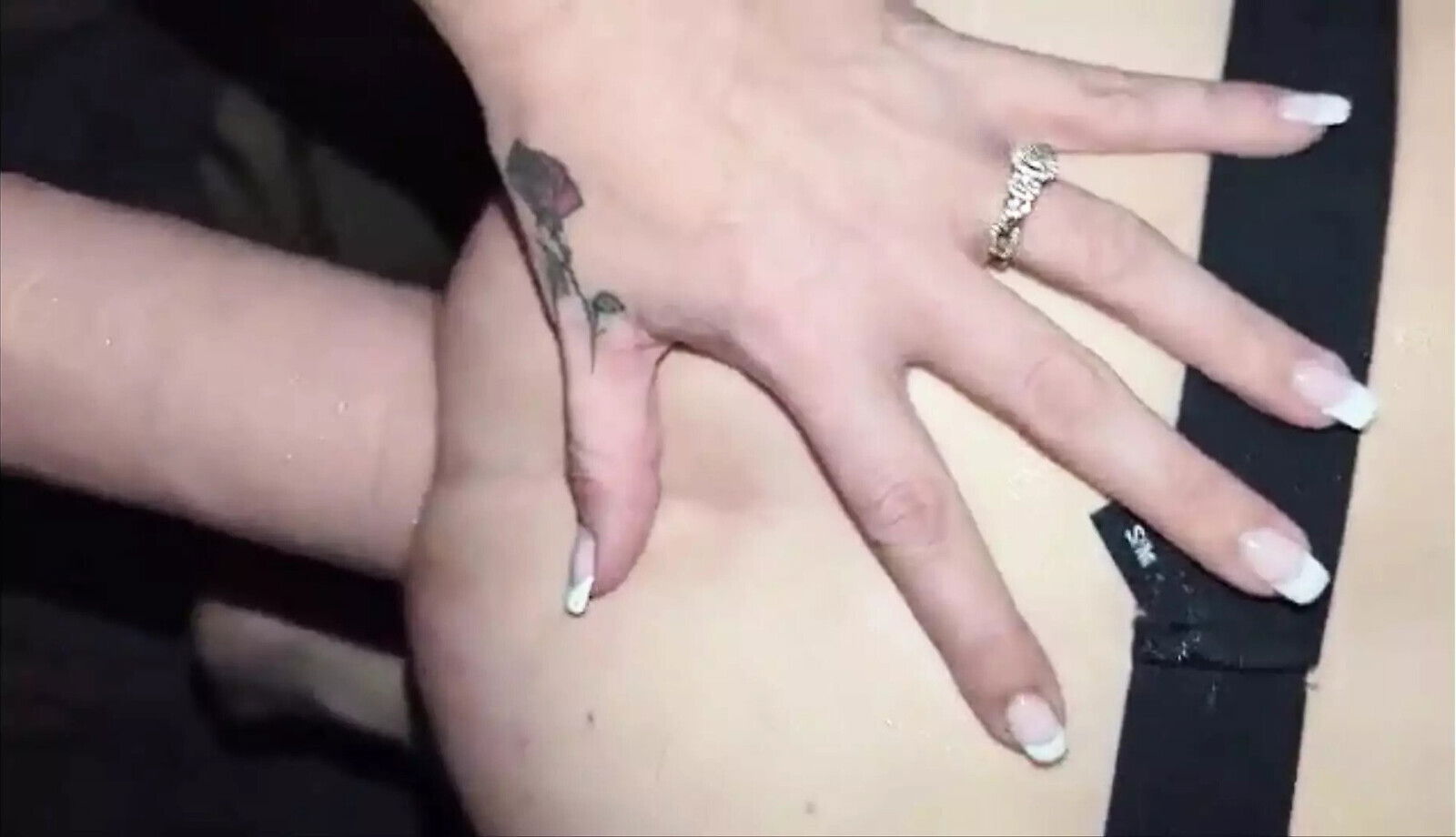 21in long wide massive dildo pegging session.