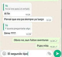 novia comio segunda pija