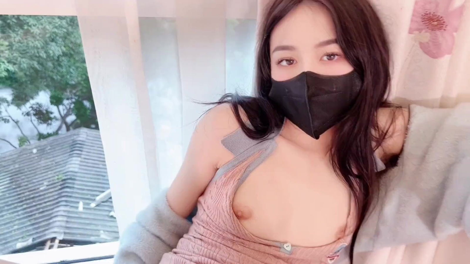 Tiny Lovely Slim Chinese Cutie Shoots Every Detail Love-making Selfie Camera