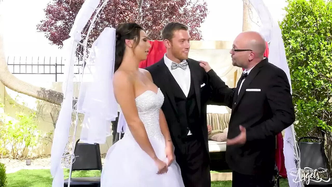 TRANS ANGELS- Blushing bride Chanel Santini's ravenous appetite dick. Secretly Chanel best