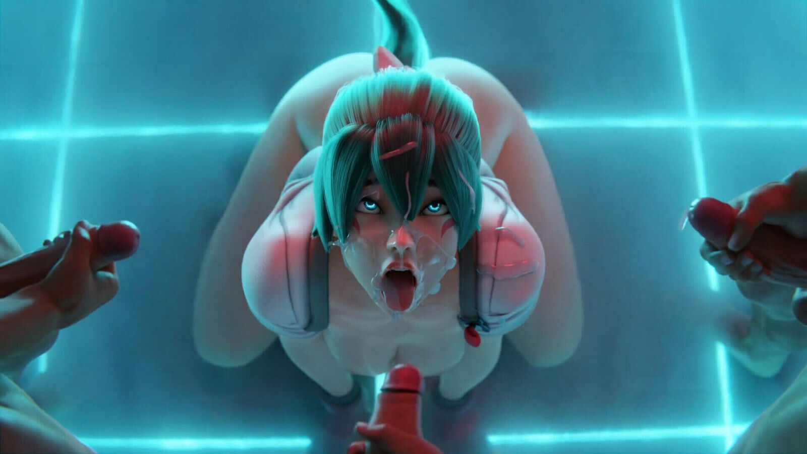 Overwatch Kiriko Cumshot Cinematic (Animation with Sounds)