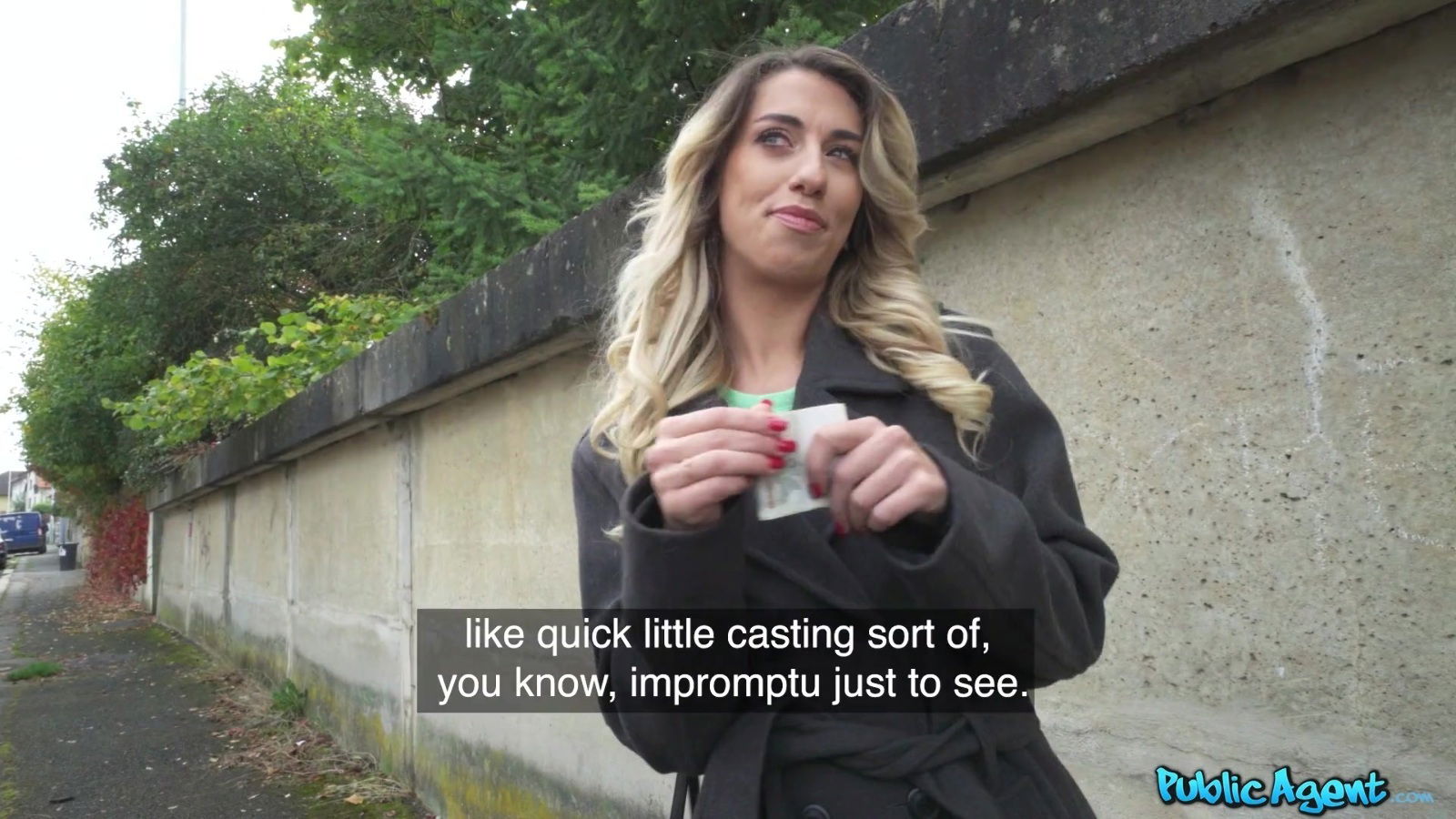 Small stranger Megane Lopez moans while getting fucked hard