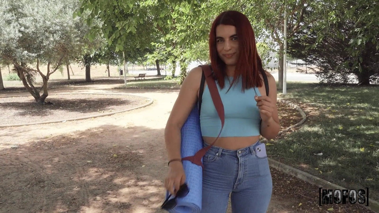 Redhead sweetie Rosie Cage sucks rides long dong