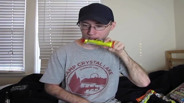 American Tries Umaibo Japanese Corn Puffed Snacks First Time