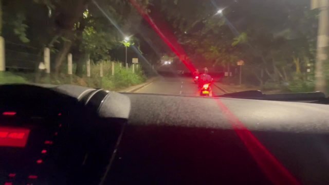 pick sister-in-law from work gives good handjob while drive