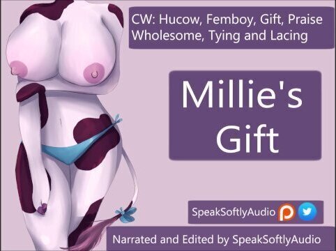 Pillow Talk: Millie Little Gift F/Femboy