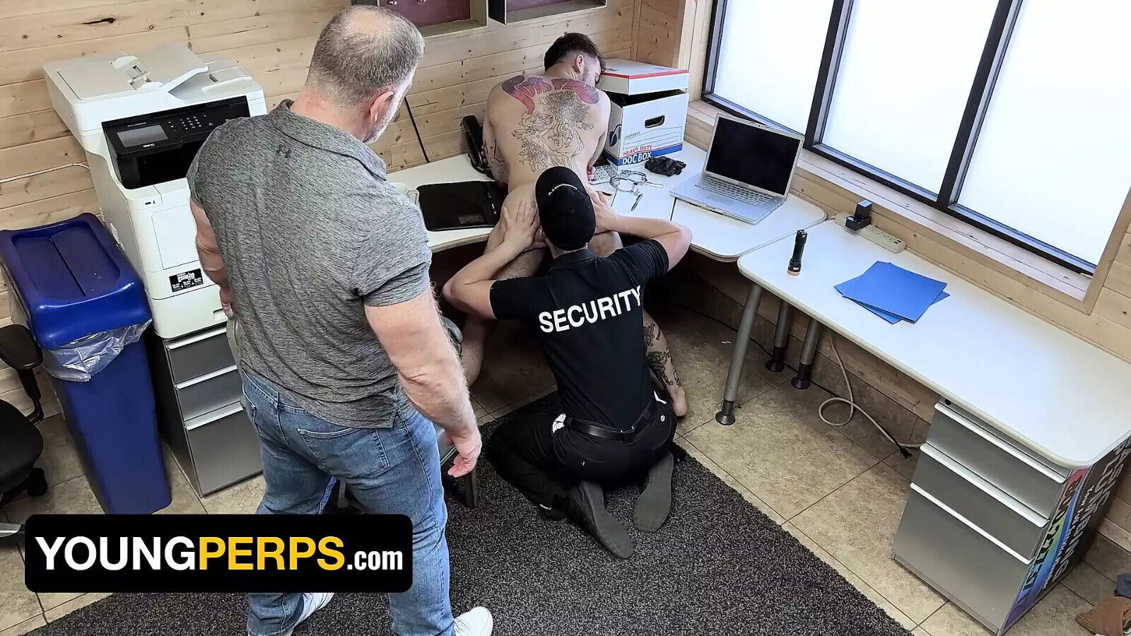 Hunky Police Officer Jaxon Valor Bangs Naughty Shoplifter Step-Father YoungPerps