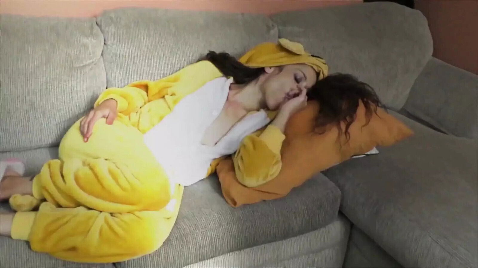 Nasty bitch suck tied slave