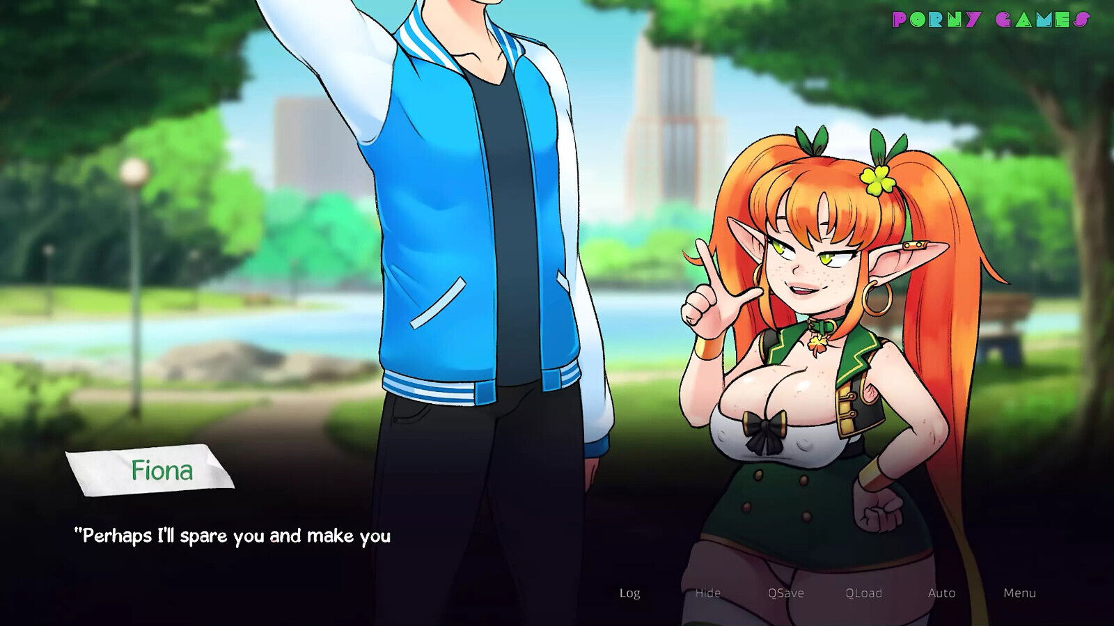 Life Woodchester v0.11.4 Park with lewd redheaded babe, human fleshlight