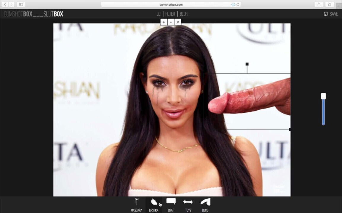 Kardashian Fake Huge Cumshot Face