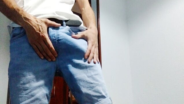 Masturbo Sabrosa Polla Grande Corro Mientras Padrastro Sala