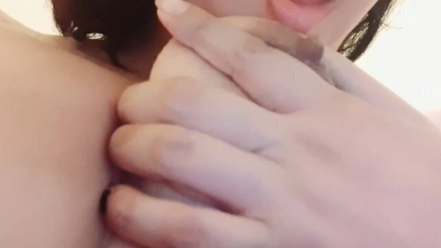 FINALLY FOUND YOUNG STUDENT TOUCHES MASTURBATES RICH PUSSY WHILE MOANING, HOMEMADE