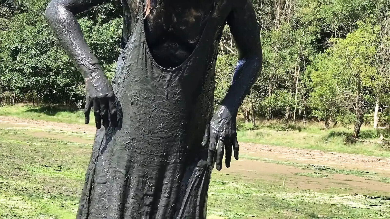 Cute, Muddy Gunged Pink Estuary