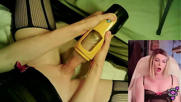 Thrusting Masturbator Drains Jessica Bloom Transgender Dick