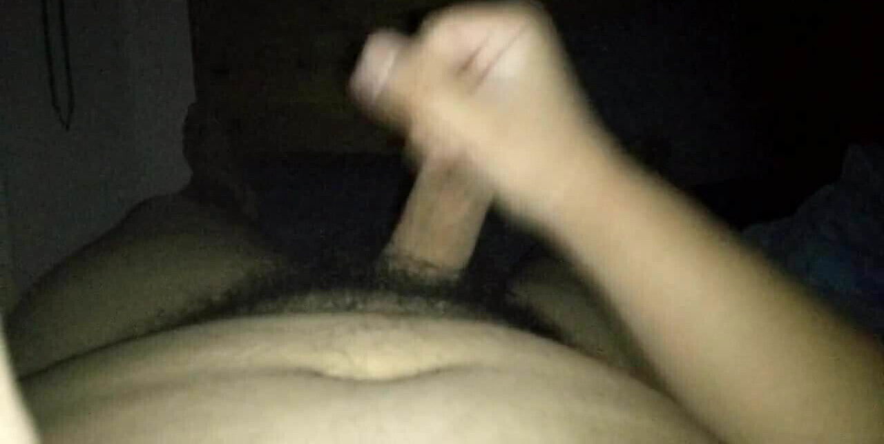 Big Guy Jerks Off and Blows Huge Load