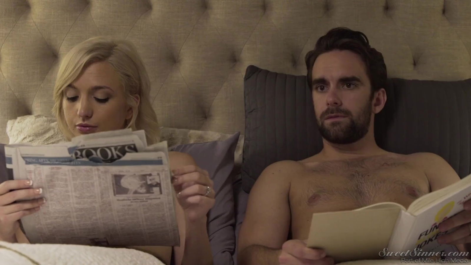 Fuck-longing Busty Blonde MILF Can't Enough This Strong Young Dick Drilling Cunt